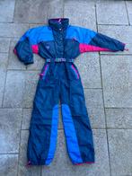 Vintage retro skipak - Degre 7 blauw, paars, roze maat S, Kleding | Dames, Wintersportkleding, Ophalen of Verzenden, Zo goed als nieuw
