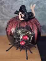 Unieke Halloween Grim Reaper/spin op Poison Apple, Ophalen of Verzenden, Nieuw, Versiering, Halloween of Griezel