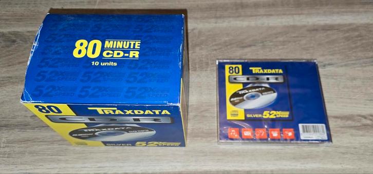 Nieuwe gesiald 10 X Traxdata CD-R's. Elke CD-R 700 MB., Computers en Software, Beschrijfbare discs, Nieuw, Cd, Lightscribe, Ophalen of Verzenden