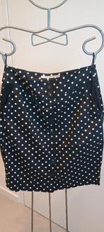 Zwarte polkadot rok Cora Kemperman, Kleding | Dames, Rokken, Maat 38/40 (M), Zwart, Ophalen of Verzenden, Knielengte