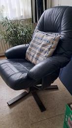 Draaistoel Fauteuil blauw, Ophalen, Gebruikt, 50 tot 75 cm