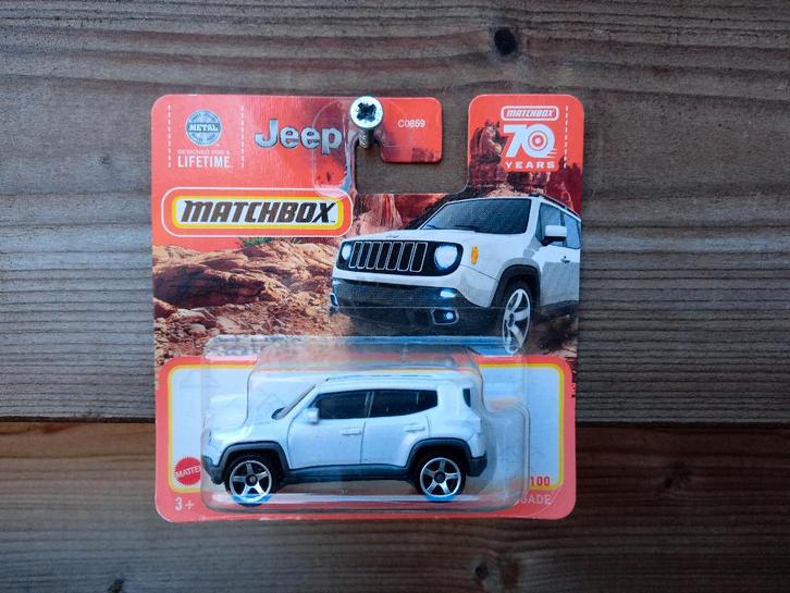 Jeep Renegade '19 Matchbox, Hobby en Vrije tijd, Modelauto's | Overige schalen, Nieuw, Auto, Ophalen