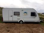 Compacte en complete Knaus Sudwind 500 fsd. Unieke indeling, Caravans en Kamperen, Omvormbare zithoek, Rondzit, 50 kg of minder