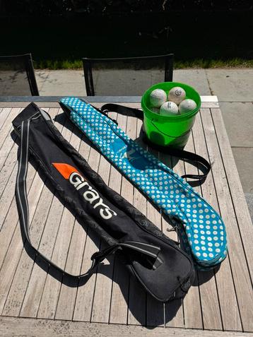 Hockey ballen en GRAYS en STAG stick hoes draagtas fietstas beschikbaar voor biedingen