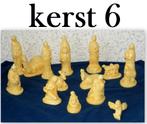Kerst 6 -- 14 delige gipsen kerstgroep kerst beelden, Diversen, Kerst, Ophalen of Verzenden, Zo goed als nieuw