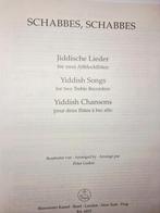 Schabbes, Schabbes - Jiddische liedjes voor blokfluit, Overige genres, Ophalen of Verzenden, Zo goed als nieuw, Thema