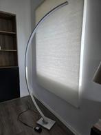 Zilveren boog staande lamp, Huis en Inrichting, Lampen | Vloerlampen, Ophalen