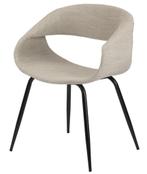 Whale Chair Beige – Sculpturale Eetkamerstoelen, Overige kleuren, Metaal, Japandi, hotel Chique, Modern, Ophalen of Verzenden