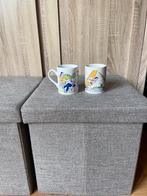 Suske & Wiske Mokken - Made in England, Huis en Inrichting, Keuken | Servies, Gebruikt, Keramiek, Ophalen of Verzenden, Overige stijlen