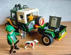 Playmobil Jeep met boswachter, nummer 4206., Kinderen en Baby's, Speelgoed | Playmobil, Ophalen, Zo goed als nieuw