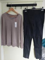 Tregging m&s kerst + tuniek longsleeve street one maat 46, Zwart, Nieuw, Ophalen of Verzenden, Lang
