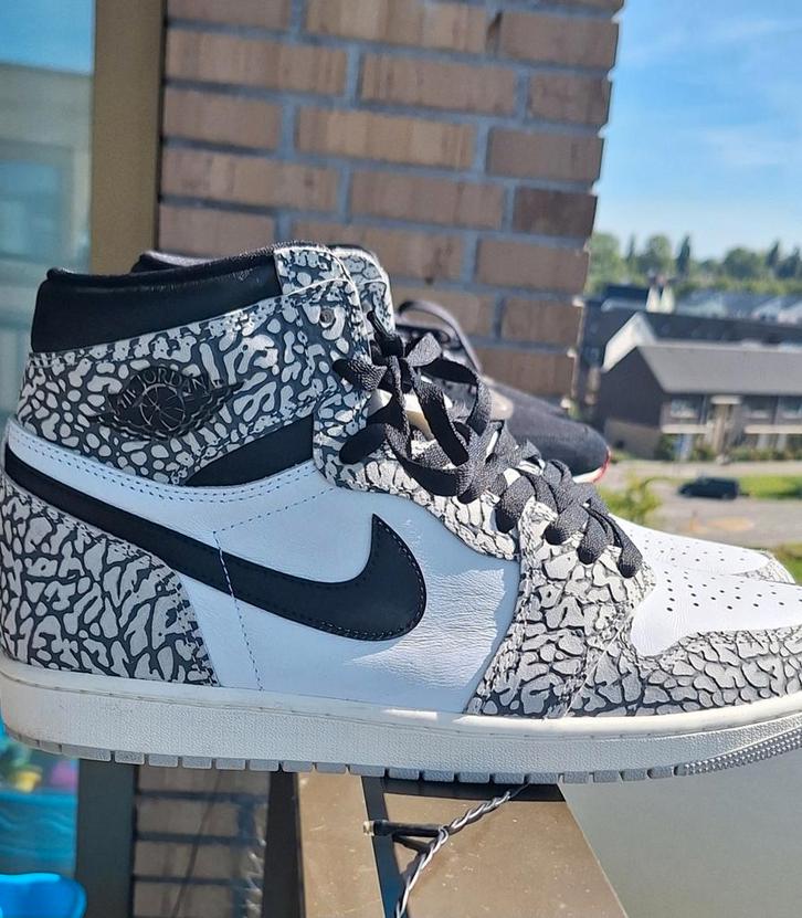 VNDS Nike Air Jordan 1 Retro High OG Elephant 45.5 / 11.5, Kleding | Heren, Schoenen, Zo goed als nieuw, Sneakers of Gympen, Overige kleuren