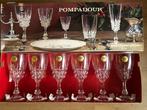 Pompadour "Lead Crystal Glasses" Kristallen Glazen, Antiek en Kunst, Antiek | Glas en Kristal, Ophalen