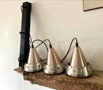 Larko Cascade Hanglamp - Dutch Design jaren 70, Ophalen of Verzenden, Gebruikt, Metaal, Minder dan 50 cm