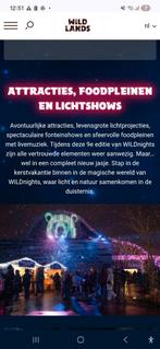 Wildlands wildnight kaarten, Tickets en Kaartjes, Recreatie | Dierentuinen, Drie personen of meer, Ticket of Toegangskaart