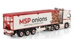 WSI SCANIA R NORMAL + TRAILER - MSP ONIONS, Wsi, ., Nieuw, Ophalen of Verzenden