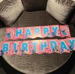 Stitch happy birtday slinger / banner versiering, Hobby en Vrije tijd, Feestartikelen, Ophalen of Verzenden, Nieuw, Versiering