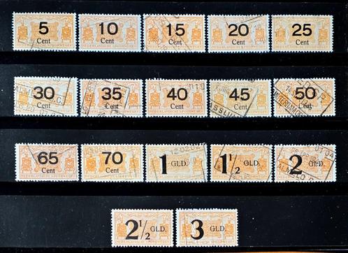 Serie spoorwegzegels Nederlandsche Spoorwegen 1934-1944, Postzegels en Munten, Postzegels | Nederland, Gestempeld, Ophalen of Verzenden