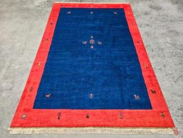 Handgeknoopt oosters wol Gabbeh tapijt modern 193x298cm