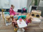 Barbie met fiets en meubeltjes, Ophalen of Verzenden, Gebruikt, Barbie