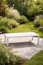 NIEUW! Tuintafel/salontafel/buiten tafel. Beige/zandkleur., Ophalen of Verzenden, Nieuw, Rechthoekig, Aluminium