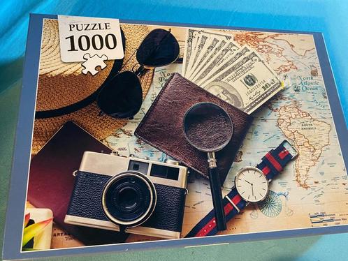 Legpuzzel 1000 stukjes time to travel, Hobby en Vrije tijd, Denksport en Puzzels, Zo goed als nieuw, Legpuzzel, 500 t/m 1500 stukjes