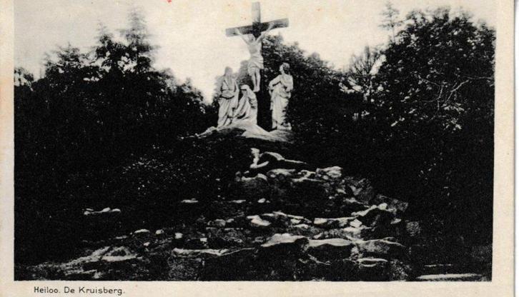 HEILOO - De KRUISBERG, Verzamelen, Ansichtkaarten | Nederland, Gelopen, Noord-Holland, 1920 tot 1940, Ophalen of Verzenden
