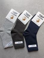 Luxe warme kasjmiersokken 42-46, Blauw, Ophalen of Verzenden, Cashmere, Nieuw