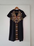 Jurk zara maat S dames - zwart / goud, Maat 38/40 (M), Ophalen of Verzenden, Zo goed als nieuw, Boven de knie