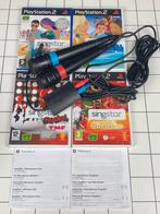 PlayStation 2 SingStar Set – 4 Games + Microfoons – Compleet, Muziek, Gekoppelde computers, Sony Computer Entertainment, 2 spelers