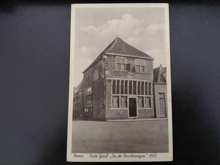 Hoorn, Oude Gevel, "In de Frachtwagen"  1602, gelopen., Verzamelen, Ansichtkaarten | Themakaarten, Gelopen, Voor 1920, Gebouw