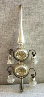 Oude Kerstboompiek / Piek 09 2x Deukbal 4 klokjes 28 cm, Diversen, Kerst, Ophalen of Verzenden