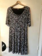 SANDWICH jurk met bloemetjes en schoudervulling XL, Overige kleuren, Maat 46/48 (XL) of groter, Ophalen of Verzenden, Zo goed als nieuw