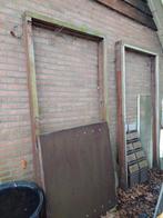 gebruikte hardhouten paardenstal kozijnen, Gebruikt, Deurkozijn, 225 cm of meer, Hout