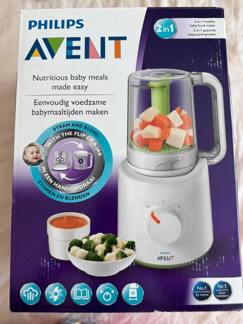 Philips AVENT Advanced SCF870/20 2-in-1 stomer/blender, Kinderen en Baby's, Babyvoeding en Toebehoren, Nieuw, Overige typen, Ophalen of Verzenden
