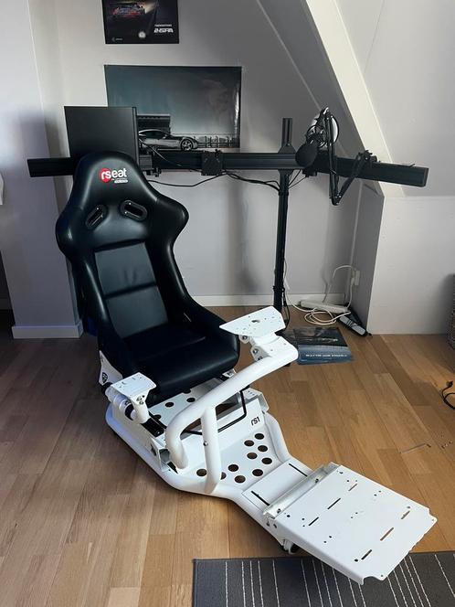Rseat rs1 simrace rig z.g.a.n, Spelcomputers en Games, Spelcomputers | Overige Accessoires, Zo goed als nieuw, Ophalen