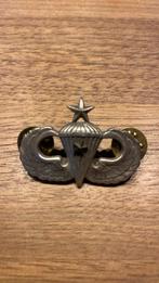 US Senior parachute wing met combat sprong ster, Verzenden, Zo goed als nieuw, Overige materialen, Overige merken