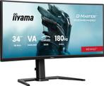 iiyama G-Master Black Hawk GCB3484WQSU-B1 34" Ultra Wide 4k, Computers en Software, Monitoren, Gaming, Iiyama G-master, Curved