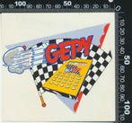 Sticker: Gepy - Rekenmachine (2), Verzamelen, Ophalen of Verzenden, Zo goed als nieuw, Bedrijf of Vereniging