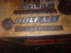 Golf mk1/2 embleems, Ophalen of Verzenden, Gebruikt, Volkswagen