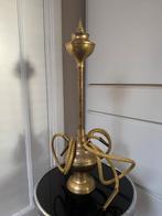 Geel koperen waterpijp, vintage, Antiek en Kunst, Antiek | Koper en Brons, Ophalen of Verzenden, Koper