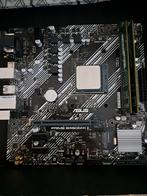 AMD Ryzen 3300X + Asus B450 moederbord, DDR4, Ophalen of Verzenden, Zo goed als nieuw, Micro-ATX