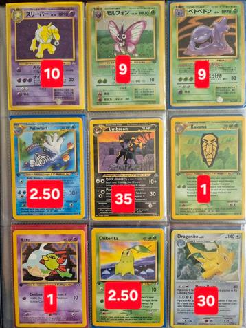 Verschillende pokemon kaarten! beschikbaar voor biedingen