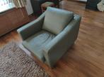 2x Leolux Groene Fauteuil / Woonkamer Stoel, Ophalen, Gebruikt, 75 tot 100 cm, 75 tot 100 cm
