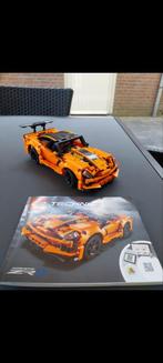 LEGO Technic 42093 Corvette ZR1 - Oranje Auto, Ophalen of Verzenden, Zo goed als nieuw, Complete set, Lego