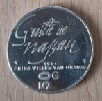 2 Zilveren 50 gulden munten 1984, Koningin Beatrix, Zilver, Ophalen of Verzenden, Losse munt