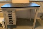 Vintage industrieel bureau, Ophalen, Gebruikt, Bureau