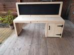 Kinderbureau krijtbord steigerhout, Ophalen of Verzenden, Tafel(s)