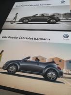 2015 folder set Volkswagen kever Karmann cabrio óók kleuren, Volkswagen, Ophalen of Verzenden, Zo goed als nieuw