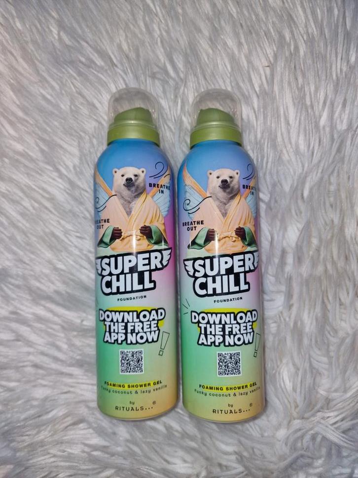 Rituals Super Chill Foundation Douchefoam 2x Coconut Vanilla, Sieraden, Tassen en Uiterlijk, Uiterlijk | Lichaamsverzorging, Nieuw